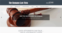 Desktop Screenshot of jromanolaw.com